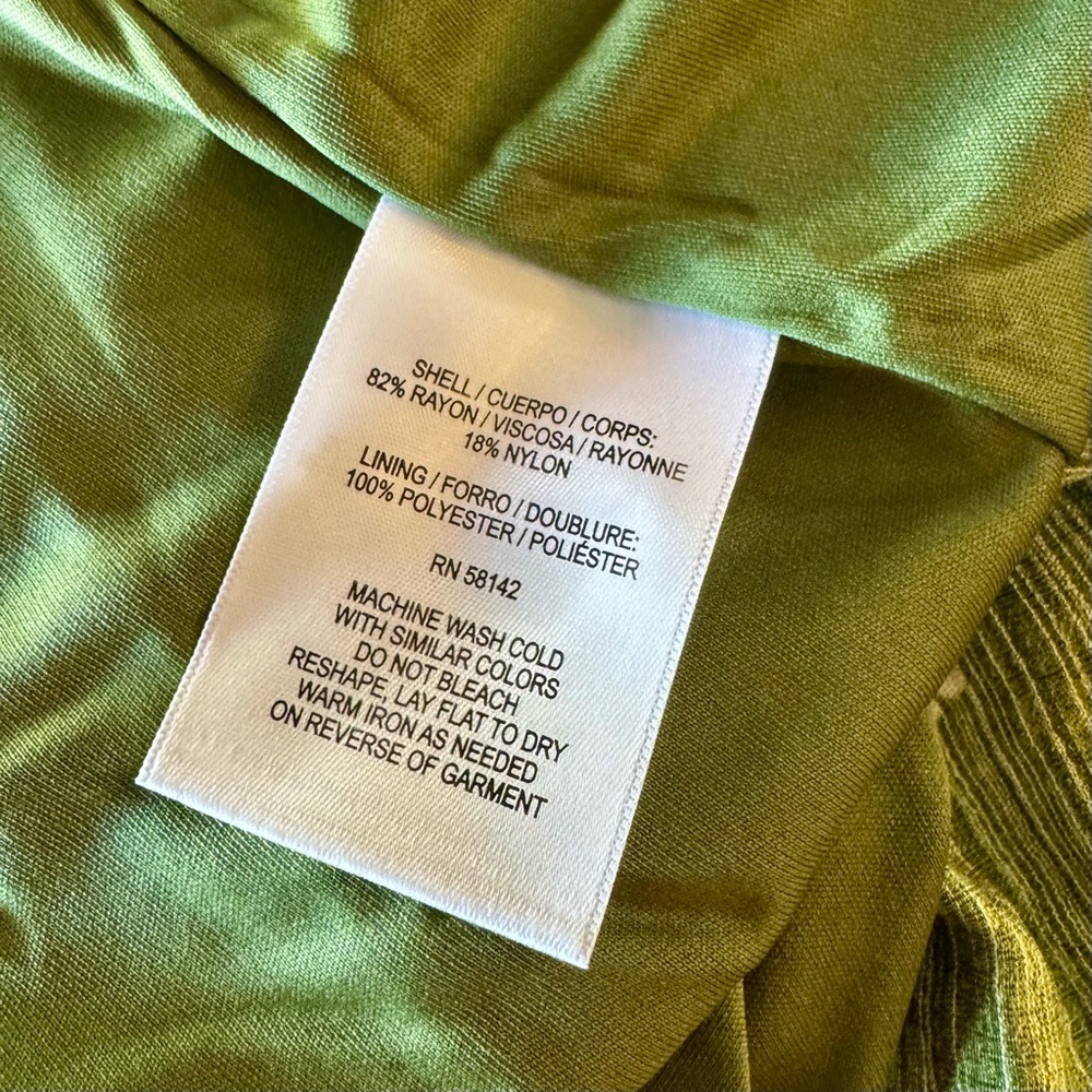 NWT London Times green & cream shift dress M - Picture 12 of 15